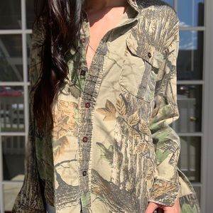 Vintage Camouflage button down